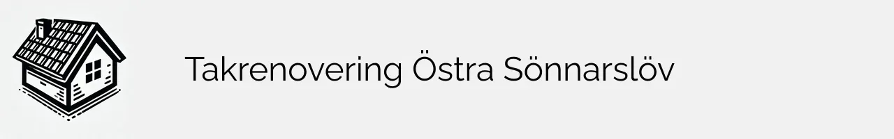 Takrenovering Östra Sönnarslöv